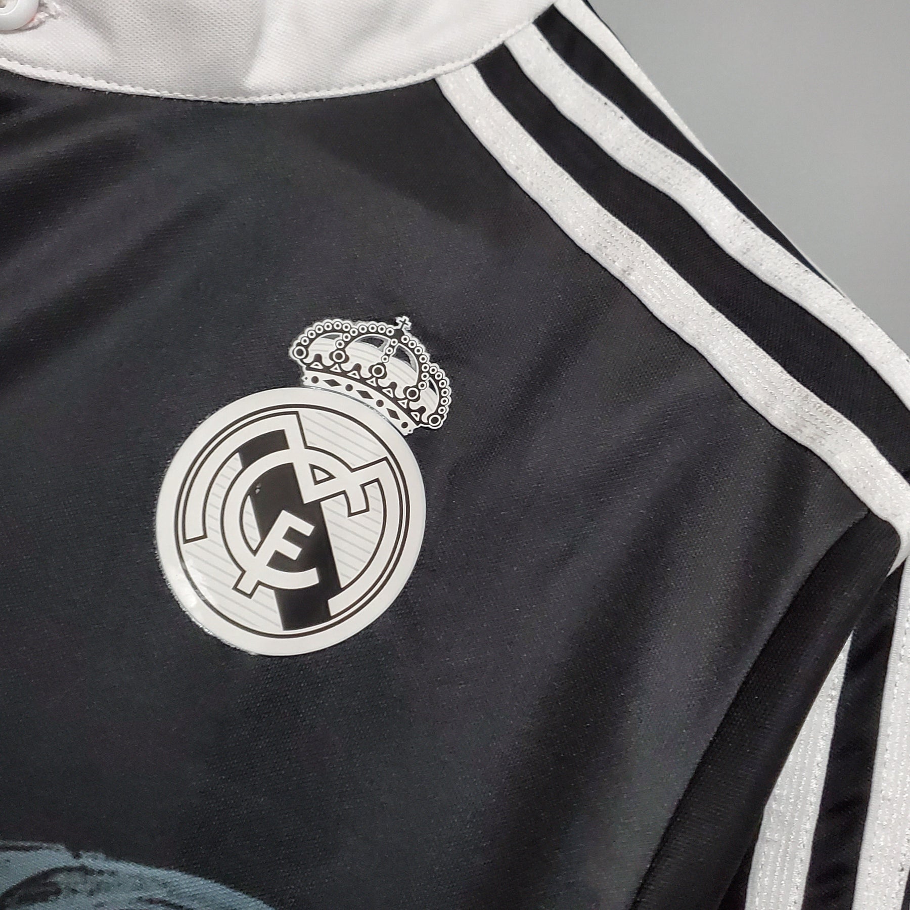 Camisa Manga Longa Real Madrid Third 14/15 - Preto