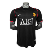 Camisa Manchester United  Retrô 07/08 - Preta