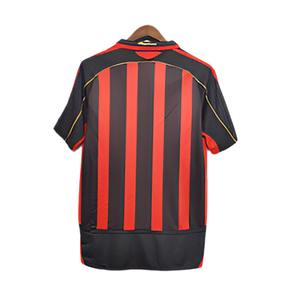 Camisa AC Milan Retrô 2006/2007 - Vermelha e Preta