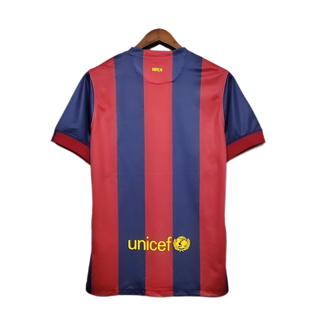 Camisa Barcelona Retrô 2014/2015 - Azul e Grená