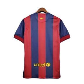 Camisa Barcelona Retrô 2014/2015 - Azul e Grená