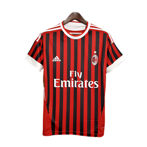 Camisa AC Milan Retrô 2011/2012 - Vermelha e Preta