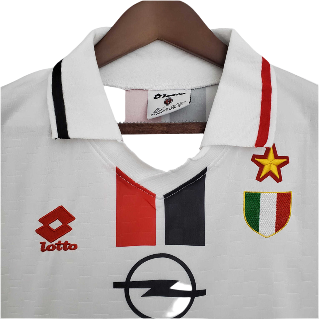 Camisa AC Milan Retrô 1995/1997 Branca - Lotto