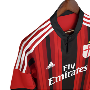 Camisa AC Milan Retrô 2014/2015 - Vermelha e Preta