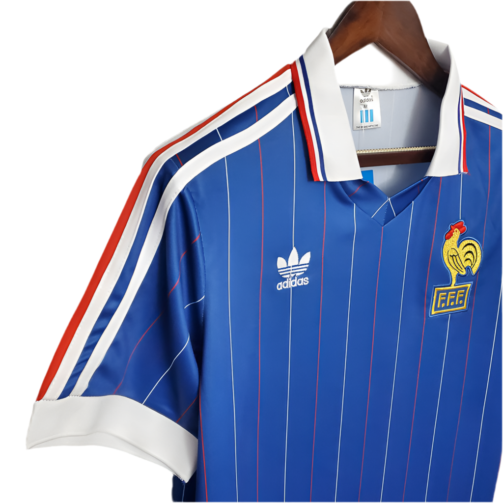 Camisa França Retrô 1982 - Azul