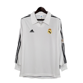Camisa Manga Longa Real Madrid 2002 - Branco