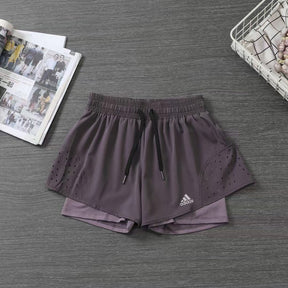 Short Adidas Feminino 2 em 1