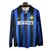 Camisa Manga Longa Inter de Milão I 1998 - Azul