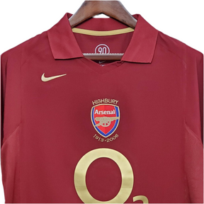 Camisa Arsenal Retrô 2005/2006 - Vinho