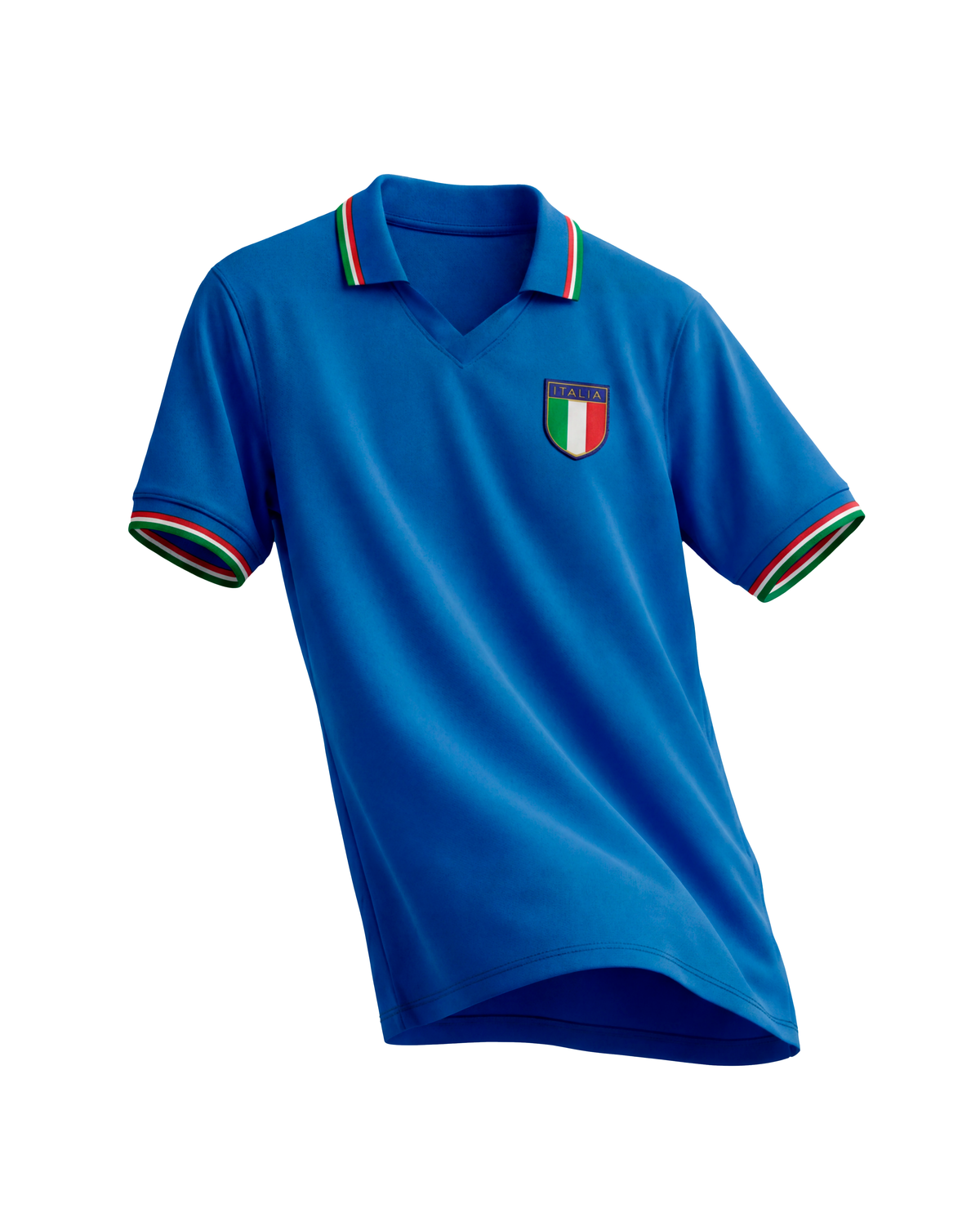 Camisa Seleção Itália Retrô 1986 - Azul