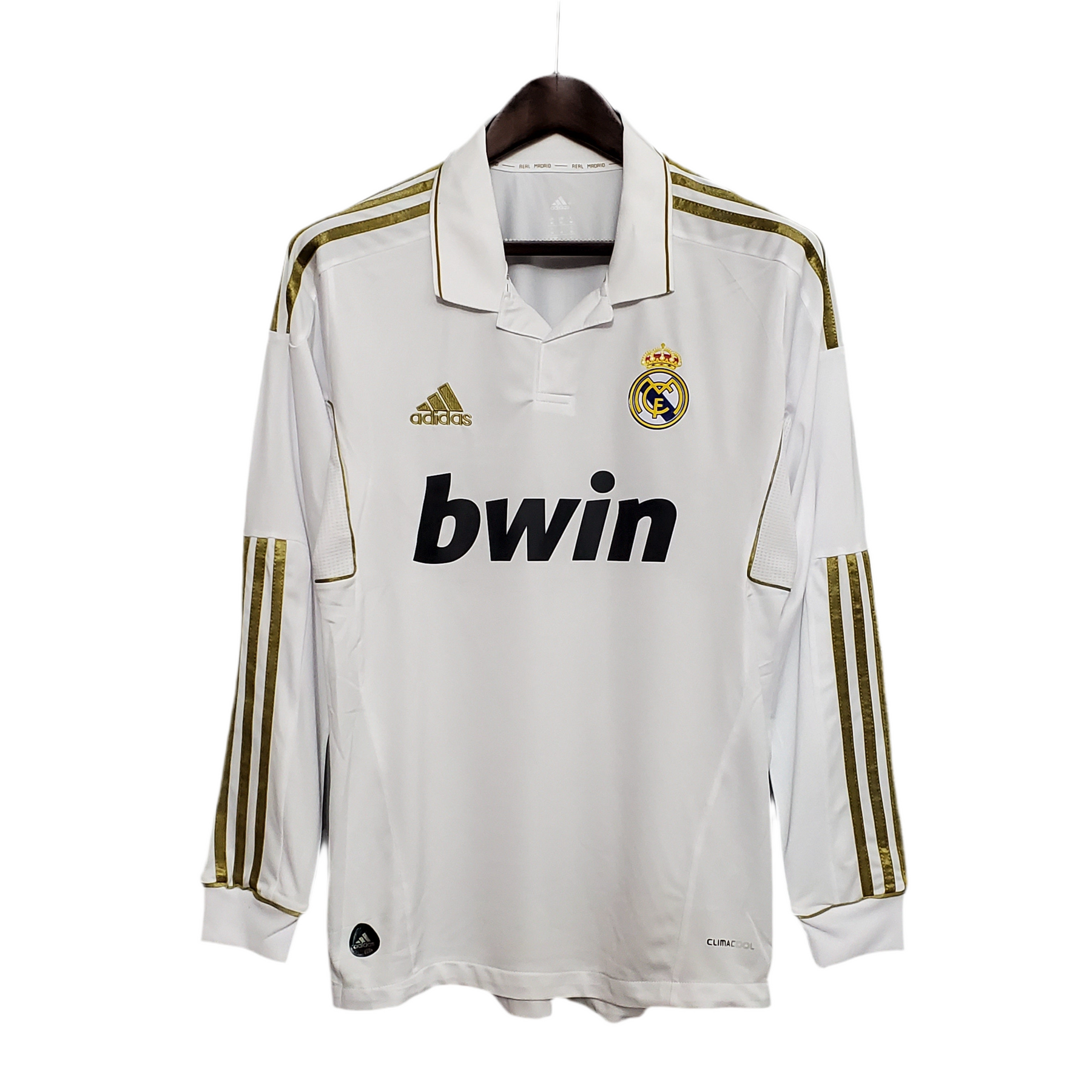 Camisa Manga Longa Real Madrid 11/12 - Branco