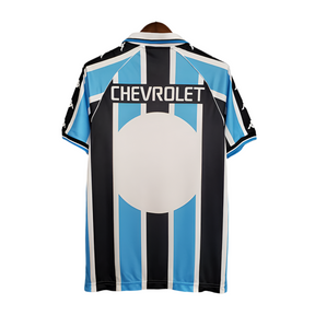 Camisa Grêmio Retrô 2000 Azul e Preta -