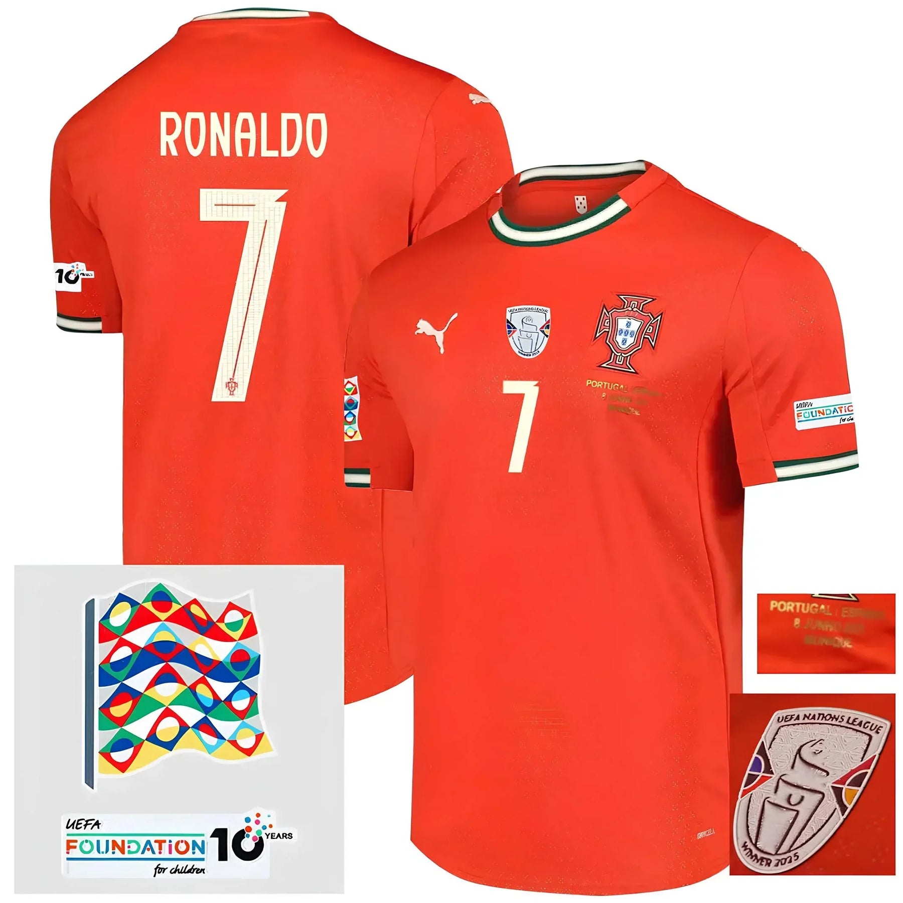 Camisa Portugal 25/26 I - Final da Liga das Nações - #RONALDO7