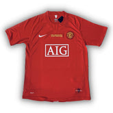 Camisa Manchester United  Retrô 2007/08 Champions League Edition - Vermelha