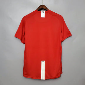 Camisa Manchester United  Retrô 2007/08 Champions League Edition - Vermelha
