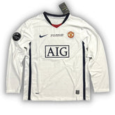 Camisa Manga Longa Manchester United II 2008/2009 - Branco