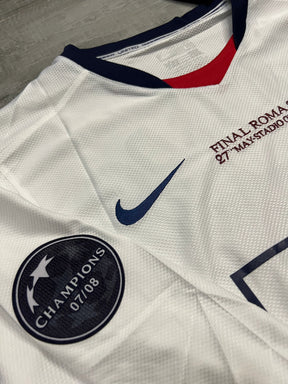 Camisa Manga Longa Manchester United II 2008/2009 - Branco
