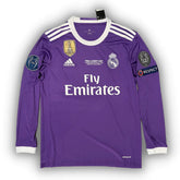 Camisa Manga Longa Real Madrid 2016/2017 - Roxo