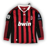 Camisa Manga Longa AC Milan I 2009/2010 - Vermelha