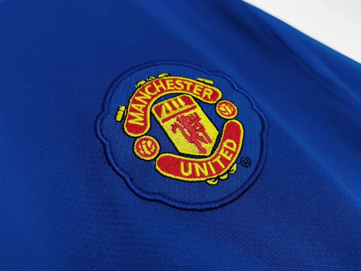 Camisa Manchester United  Retrô 08/09 - Azul