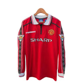 Camisa Manga Longa Manchester United 98/99 - Vermelho