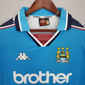 Camisa Manchester City Retrô 1997/1998 - Azul