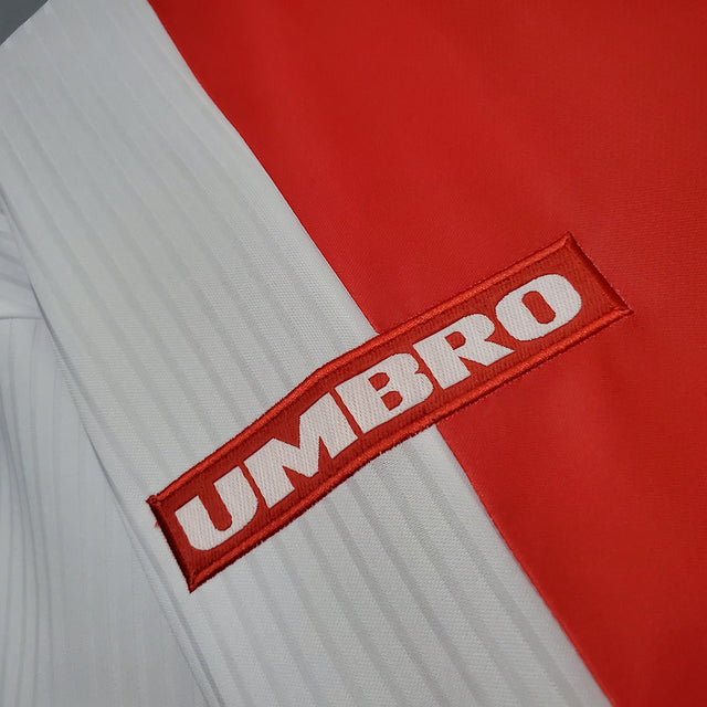 Camisa Ajax Retrô 1997/1998 - Vermelha e Branca