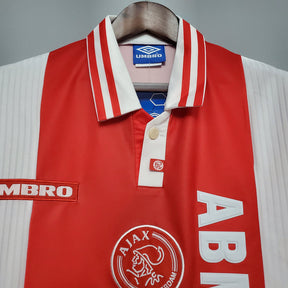 Camisa Ajax Retrô 1997/1998 - Vermelha e Branca