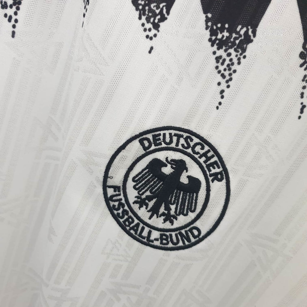 Camisa Seleção Alemanha Retrô 1994 Branca -