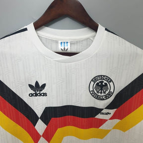 Camisa Seleção Alemanha Retrô 1990 - Branca