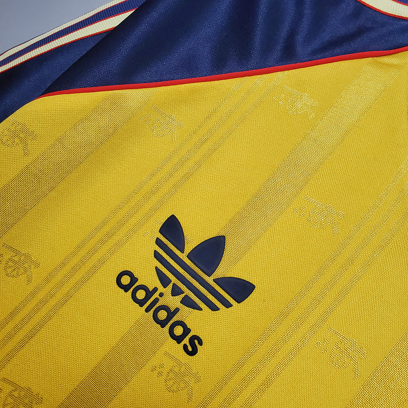 Camisa Arsenal Retrô 1988/1989 - Amarela