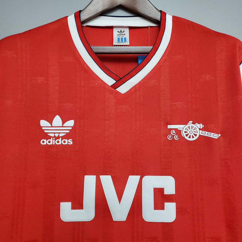 Camisa Arsenal Retrô 1988/1989 - Vermelha