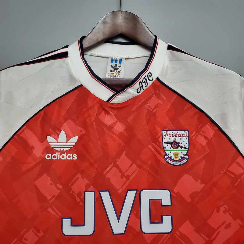 Camisa Arsenal Retrô 1990/1992 - Vermelha