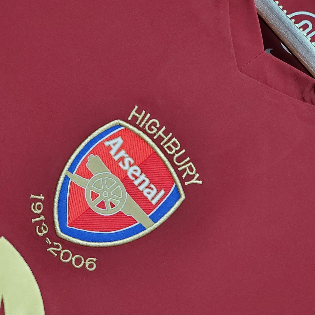 Camisa Arsenal Retrô 2005/2006 - Vinho