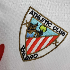 Camisa Athletic Bilbao Retrô 1997/1998 - Vermelha e Branca
