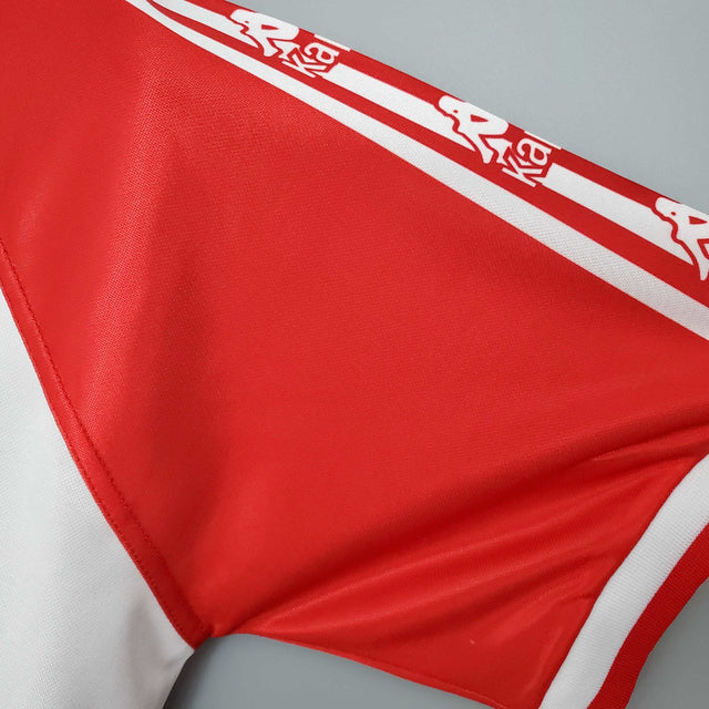 Camisa Athletic Bilbao Retrô 1997/1998 - Vermelha e Branca
