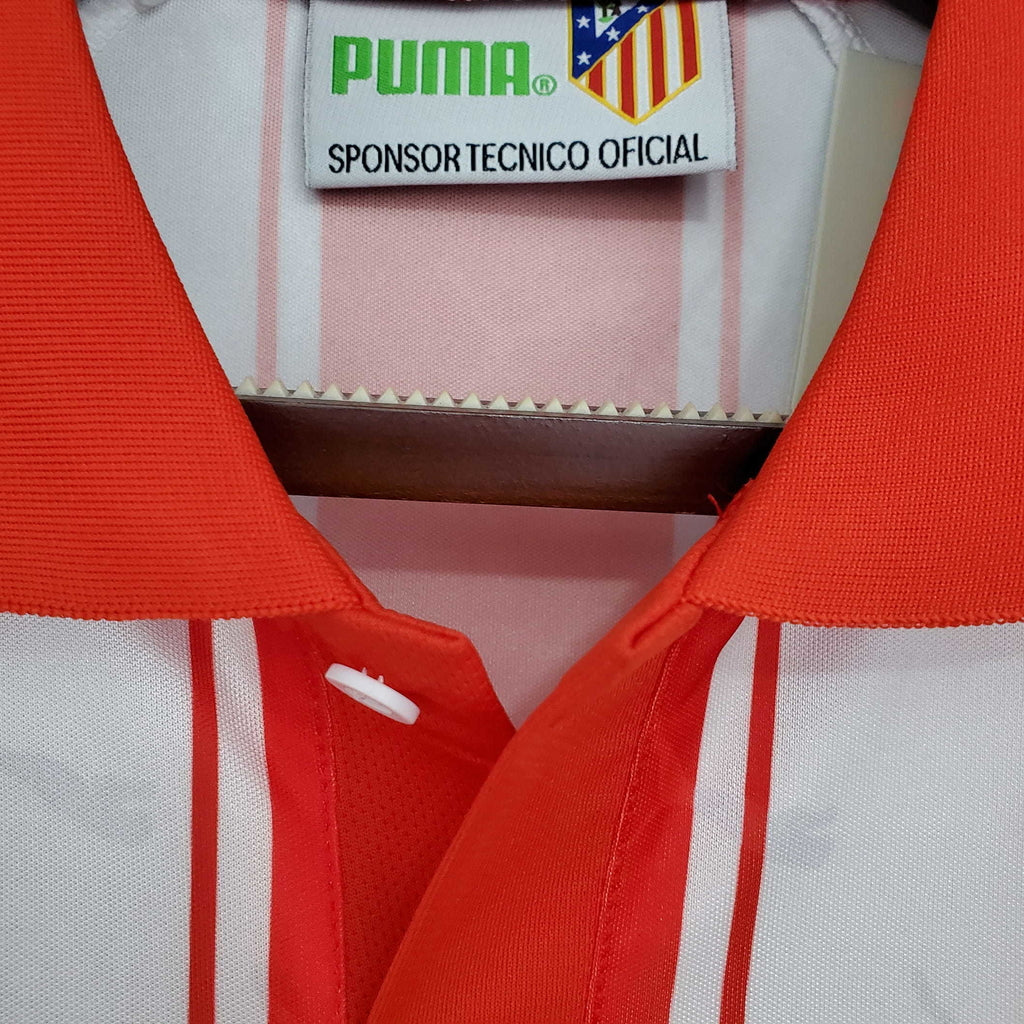 Camisa Atlético de Madrid Retrô 1994/1995 - Branca e Vermelha