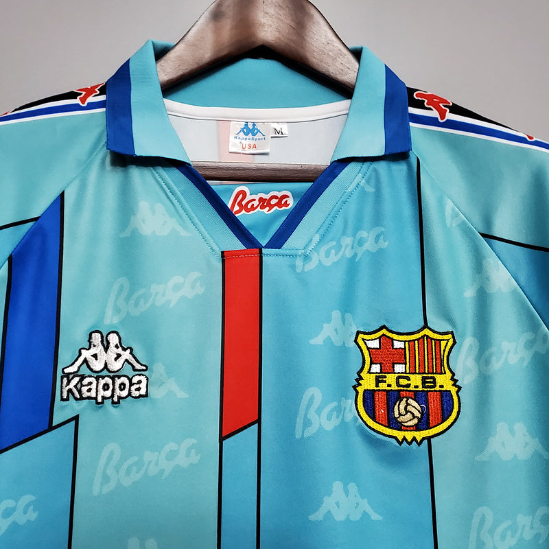 Camisa Barcelona Retrô 1996/1997 - Azul Clara