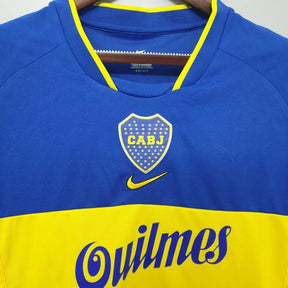 Camisa Boca Juniors Retrô 2001 Azul e Amarela -