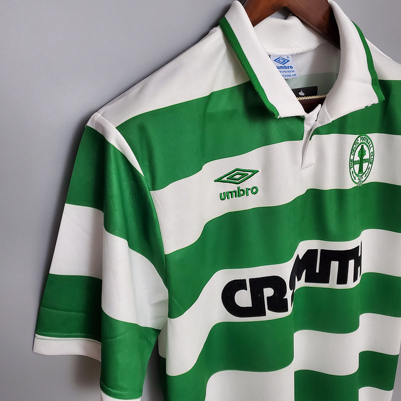 Camisa Celtic Retrô 1987/1989 - Verde e Branca