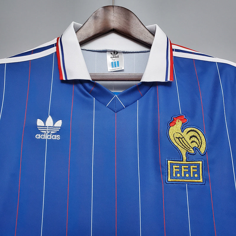 Camisa França Retrô 1982 - Azul