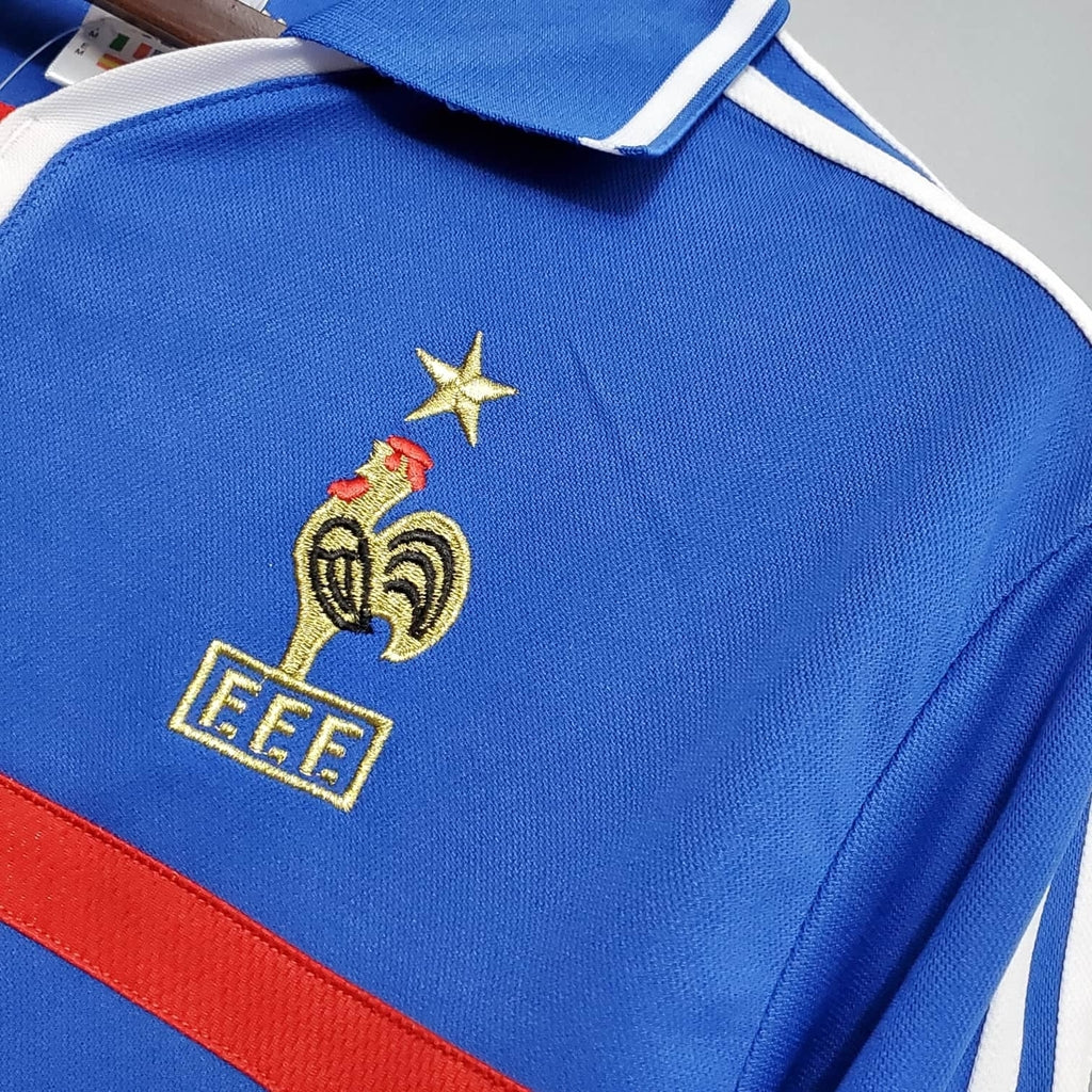 Camisa França Retrô 2000 Azul -