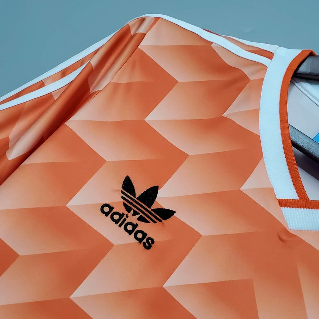 Camisa Holanda Retrô 1988 - Laranja