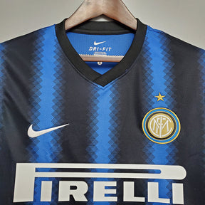 Camisa Inter de Milão Retrô 2010/2011 - Azul e Preta