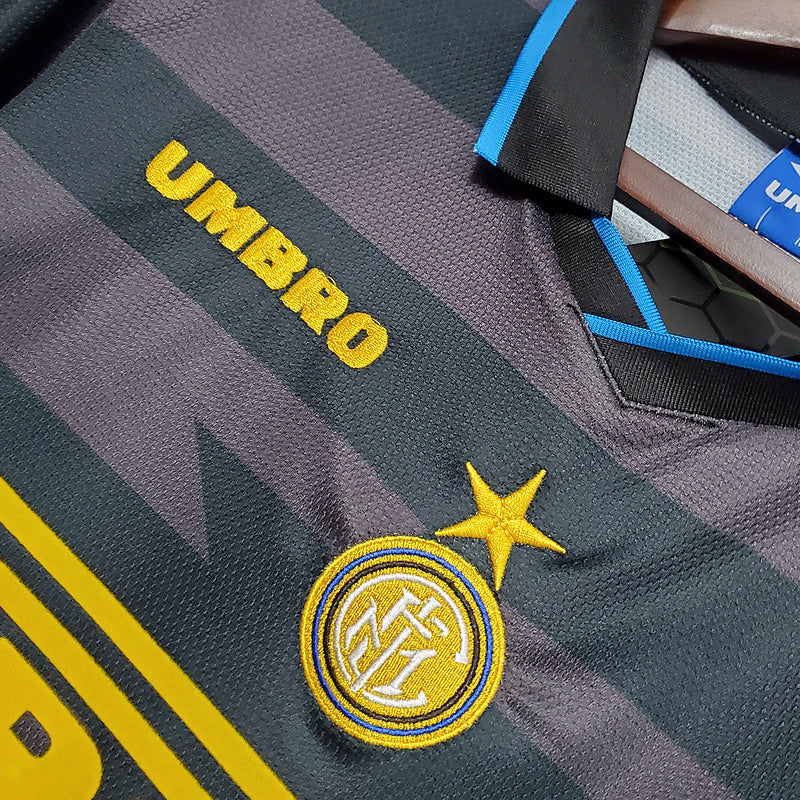 Camisa Inter de Milão Retrô 1997/1998 - Cinza
