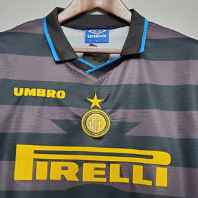 Camisa Inter de Milão Retrô 1997/1998 - Cinza