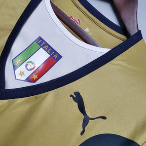 Camisa Itália Retrô 2006 - Dourada