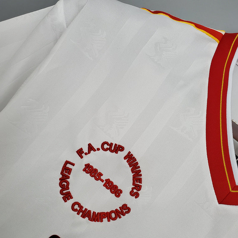 Camisa Liverpool Retrô 1985/1986 -  Branca