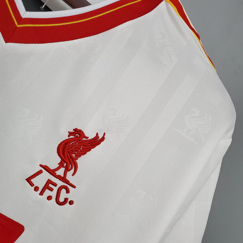 Camisa Liverpool Retrô 1985/1986 -  Branca