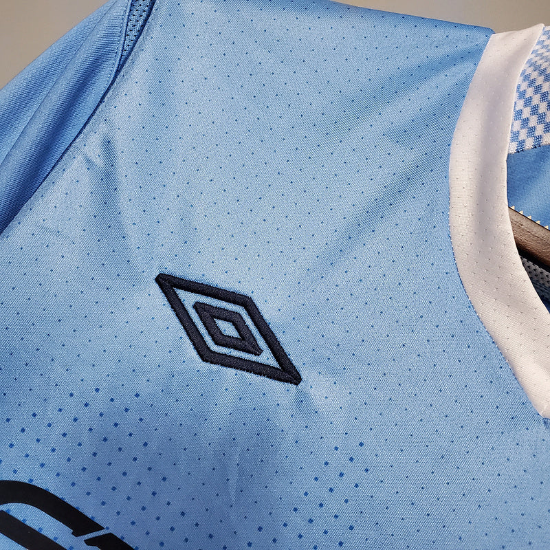 Camisa Manchester City Retrô 2011/2012 - Azul